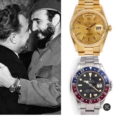fidel castro and rolex watches